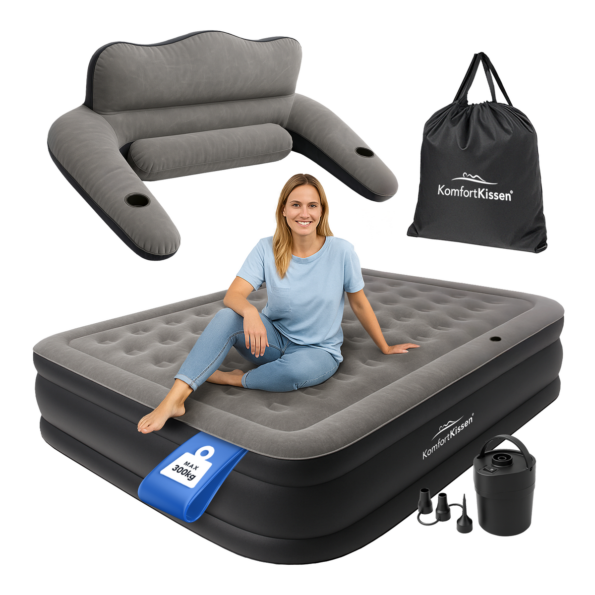 3-in-1-Premium-Luftmatratze