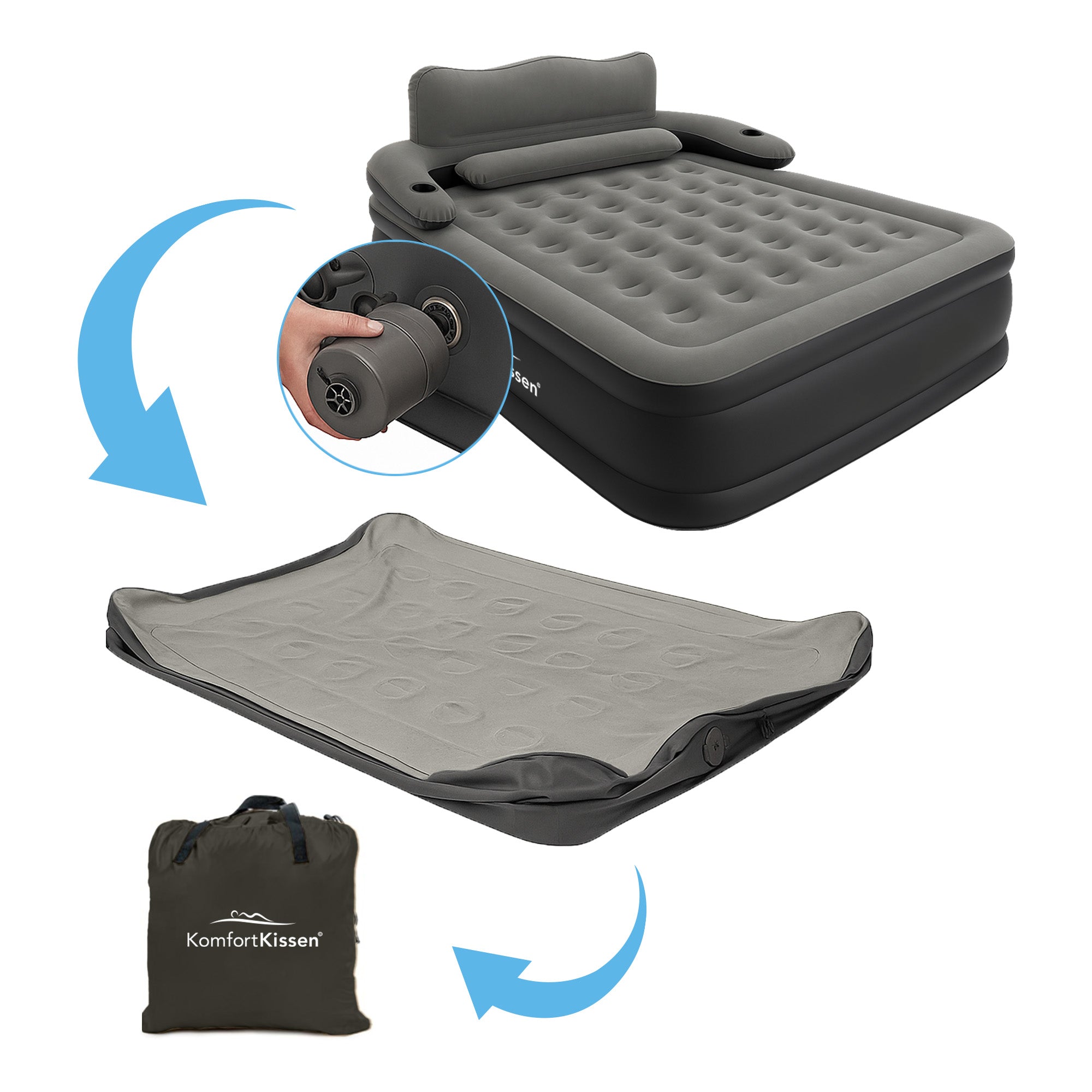 3-in-1-Premium-Luftmatratze