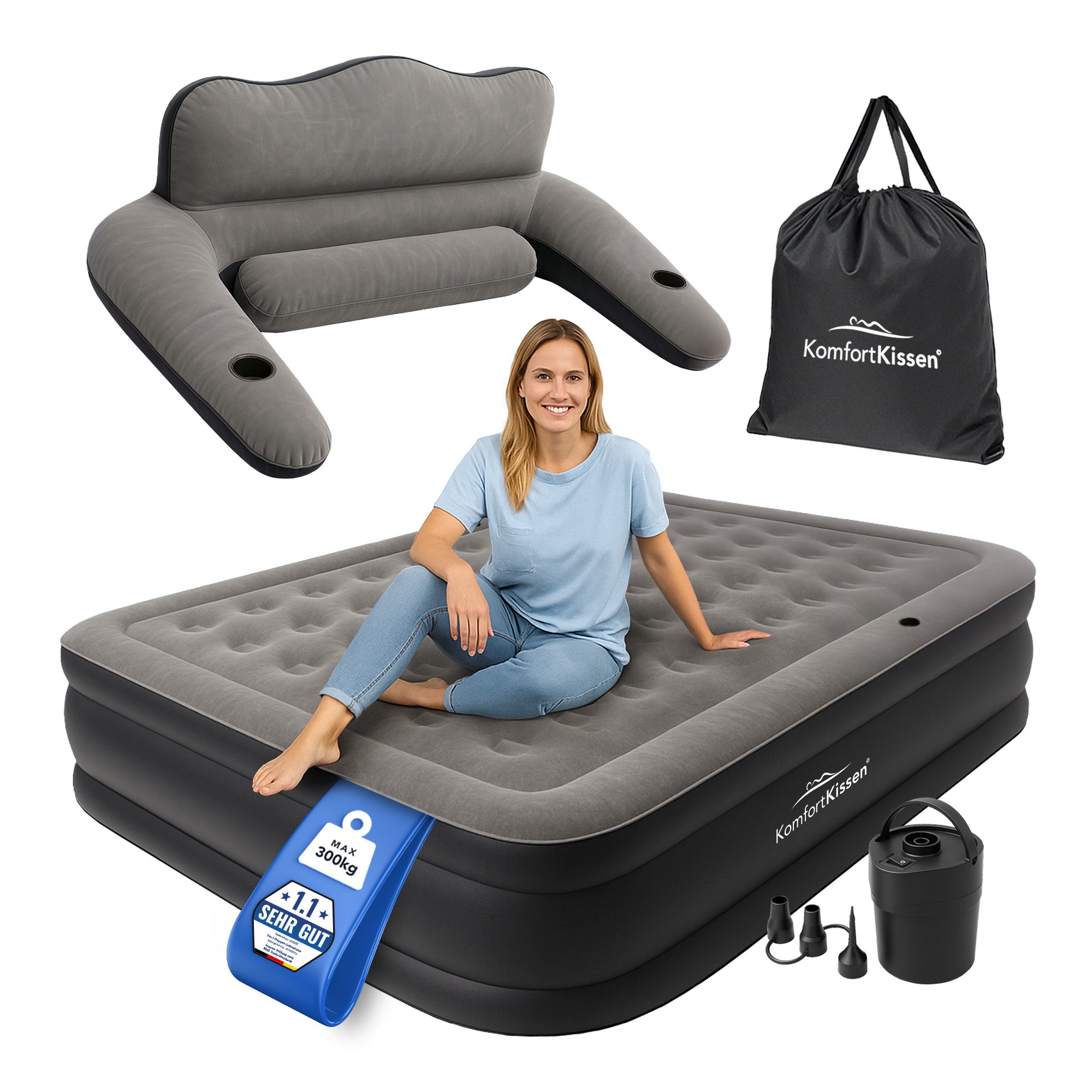 3-in-1-Premium-Luftmatratze