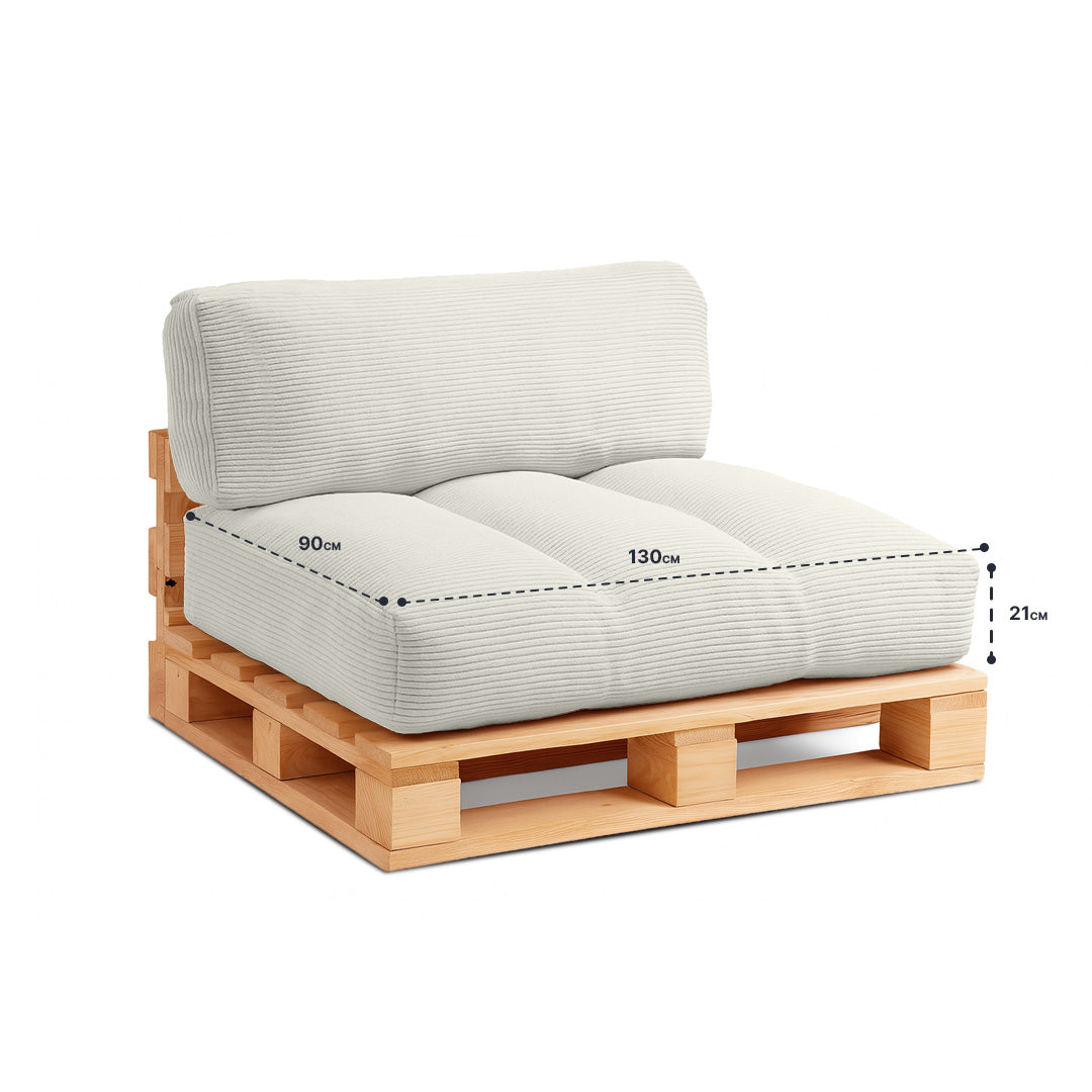 Palettenkissen Cord – Sitzkissen