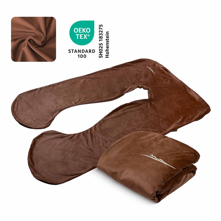 Housse de rechange - Micro-peluche (Marron) 