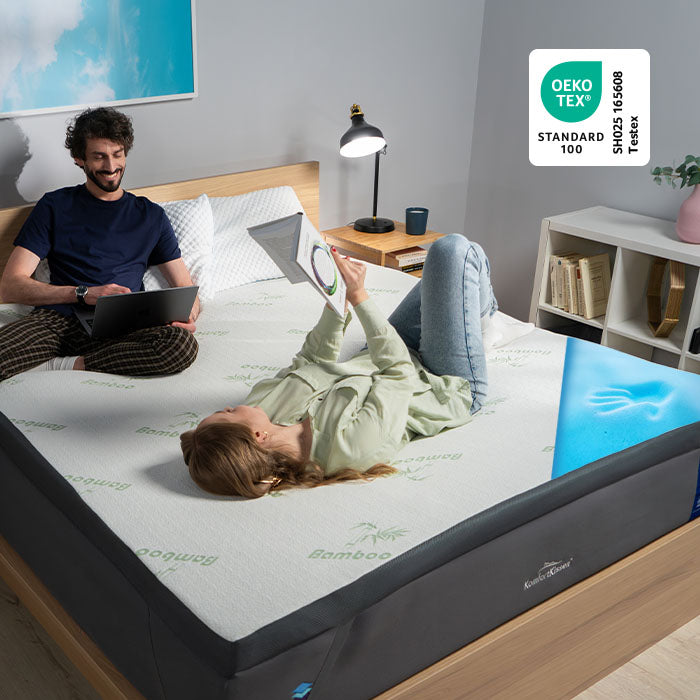 Premium Comfort Topper - Mattress Topper with Gel Memory Foam 