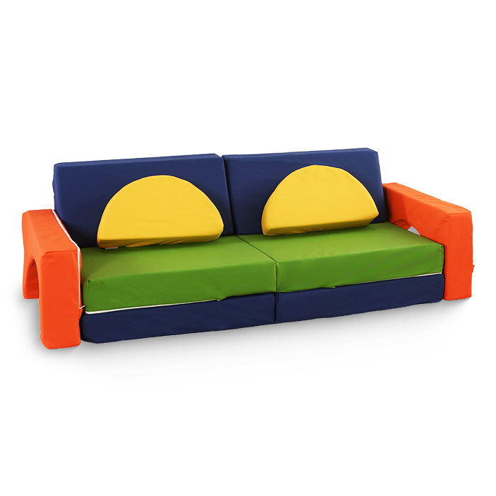 Spielcouch-Sofa für Kinder – 10-teiliges Set für Schlaf- und Spielbereich - KomfortKissen.de
