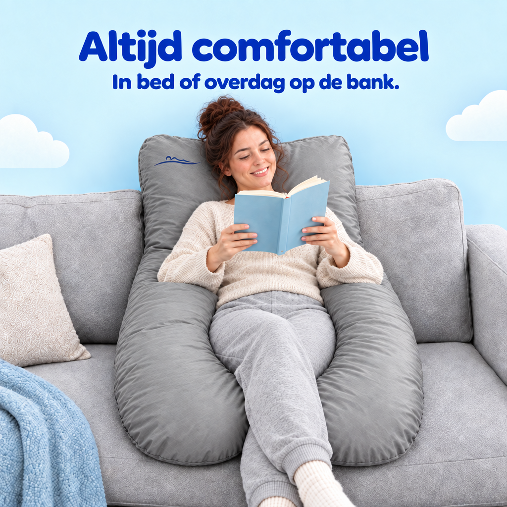Altijd comfortabel – in bed of overdag op de bank – Grau (Grey)