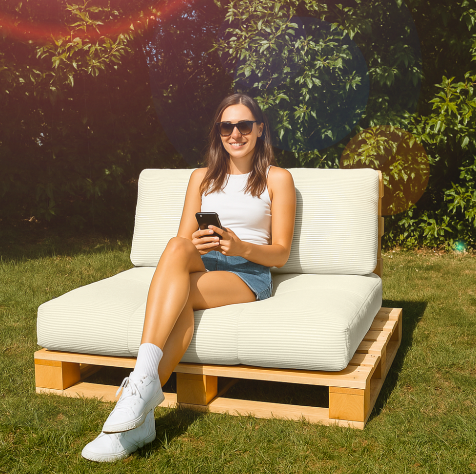 Palettenkissen Cord – Sitzkissen