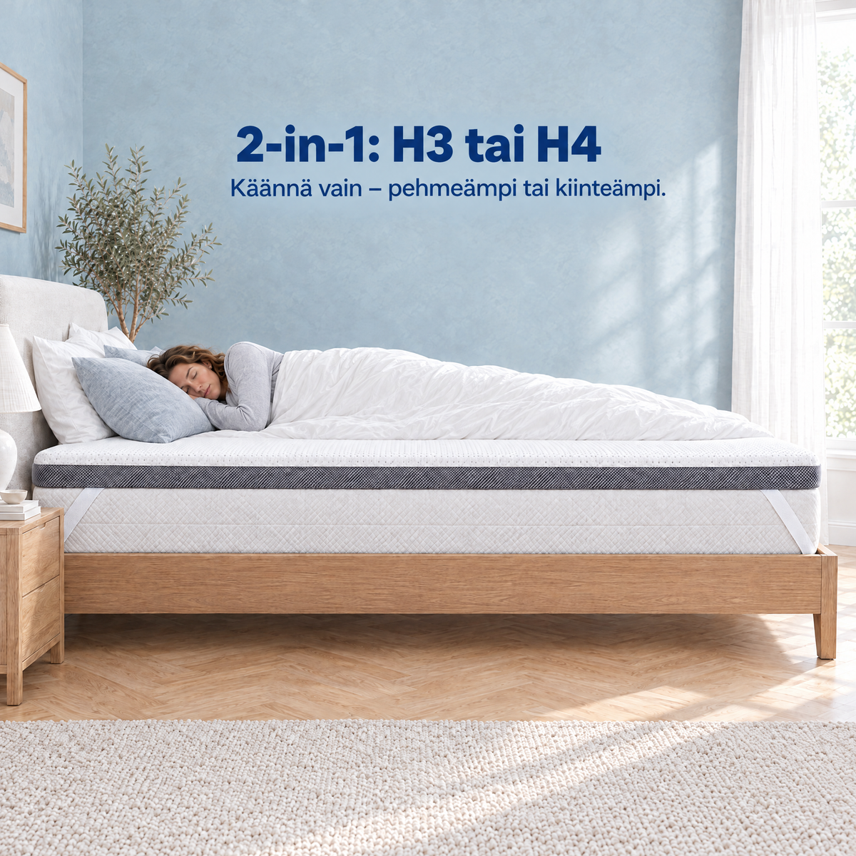 2-in-1 Komfort -petauspatja – kovuus H3 tai H4