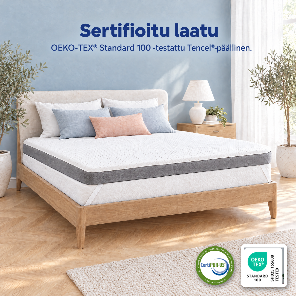 2-in-1 Komfort -petauspatja – sertifioitu laatu