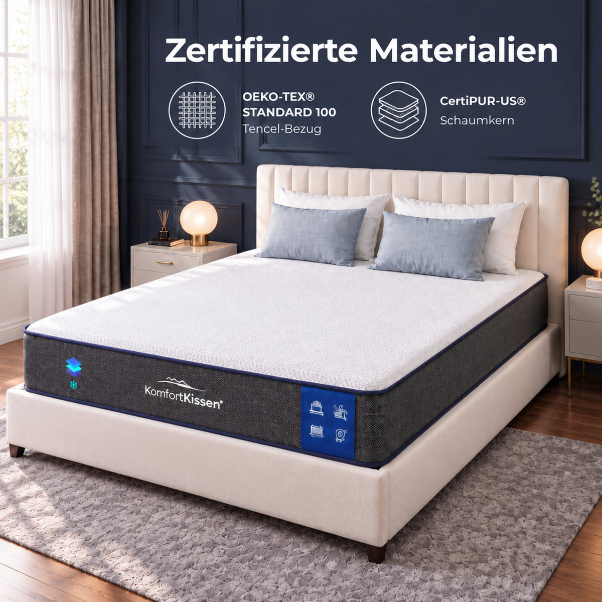 Materasso premium a 7 zone di comfort