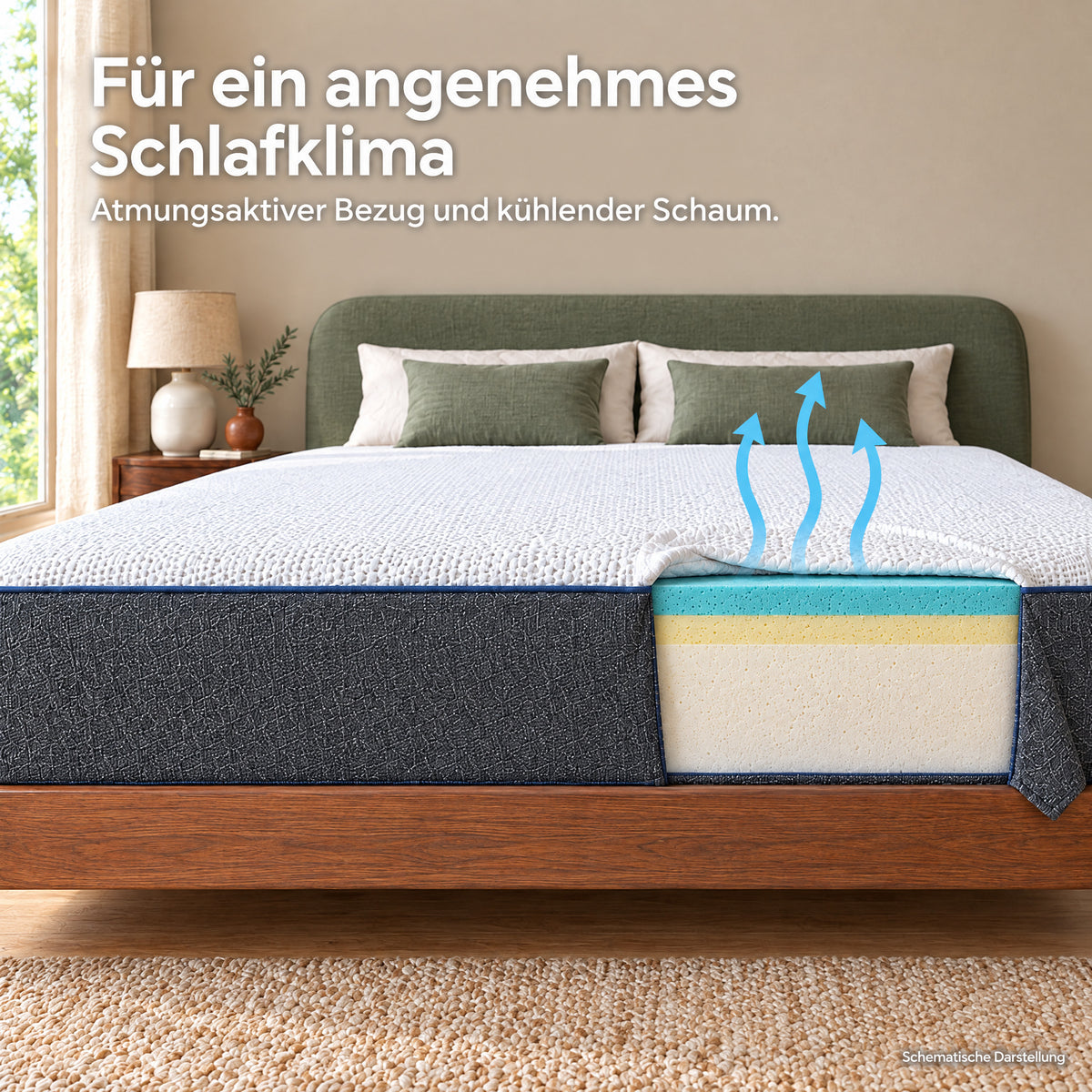 Matras - Koelend en ademend