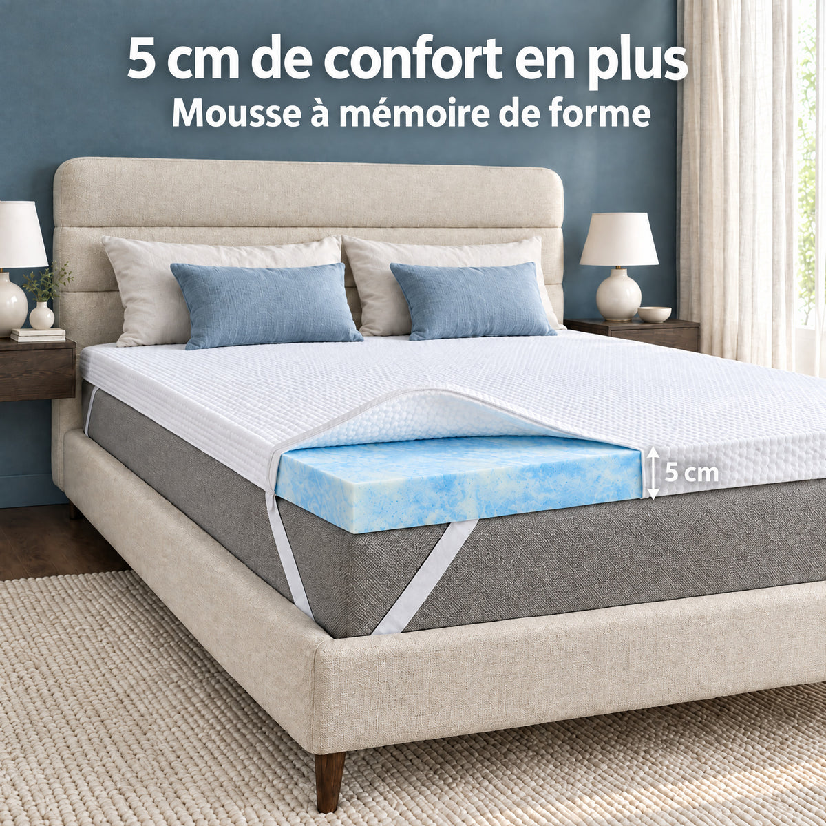Dream Topper – 5 cm de confort en plus