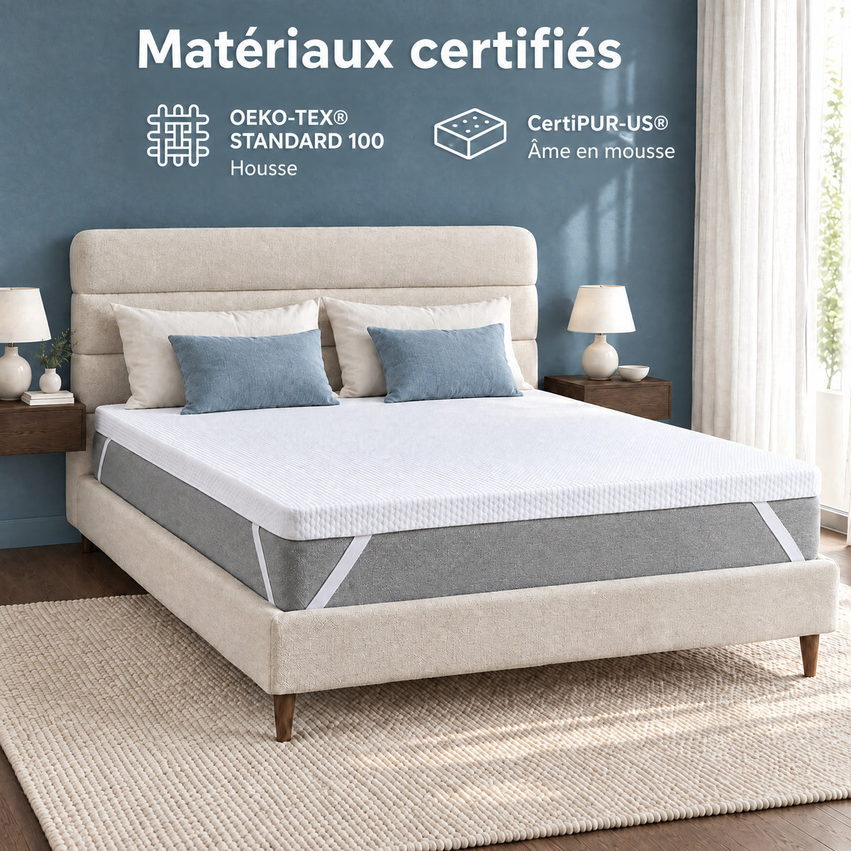 Dream Topper – Matériaux certifiés