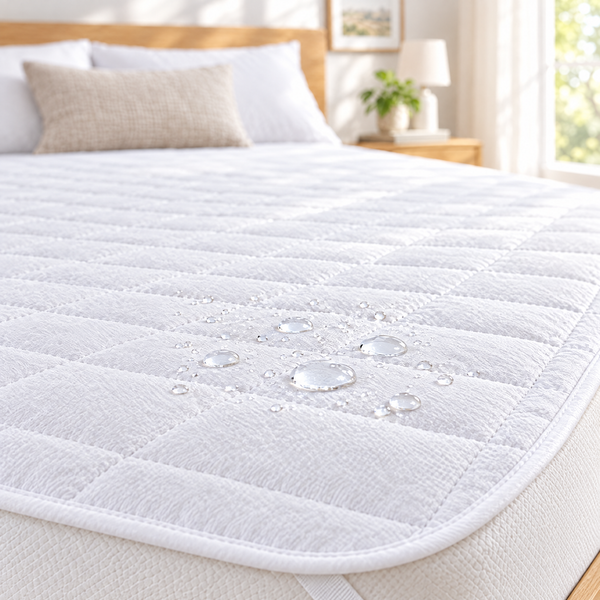 Waterproof mattress protector made of cotton
