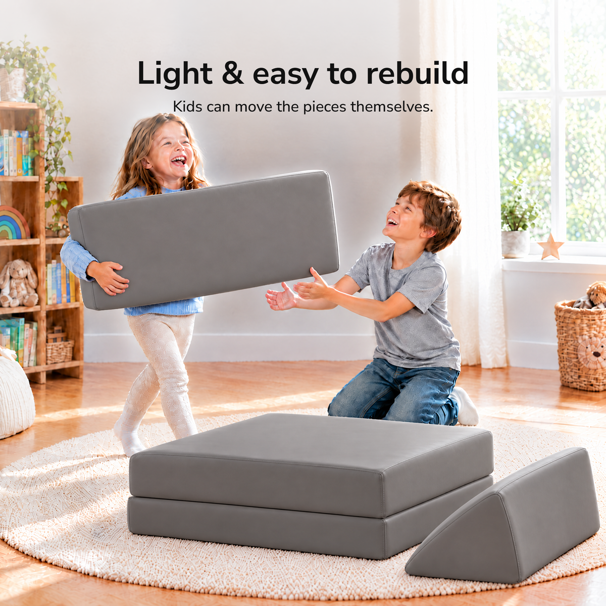 Gray · Szary · Šedá – Light & easy to rebuild